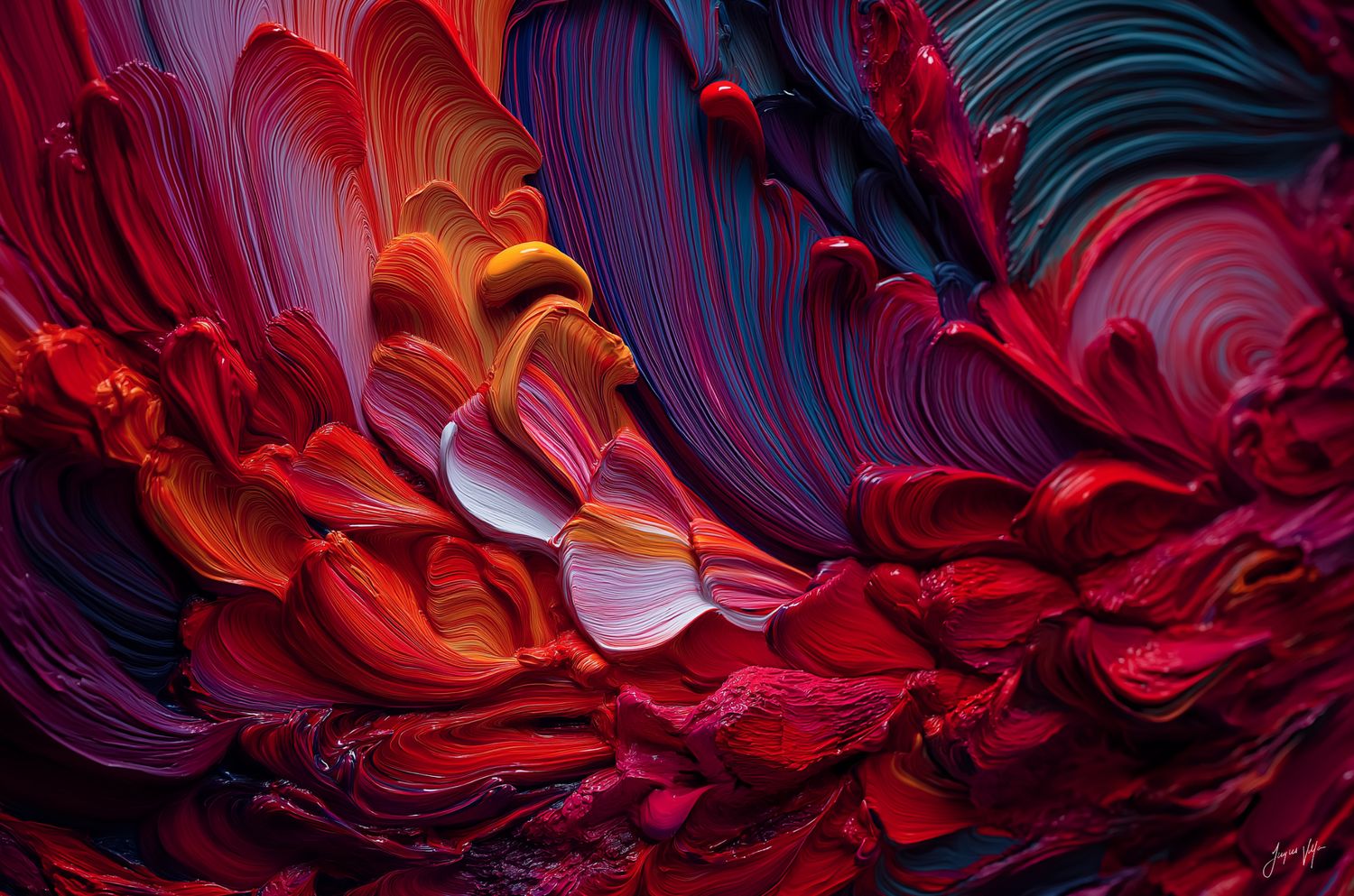 Abstract Never-Ending Cycles Canvas Print