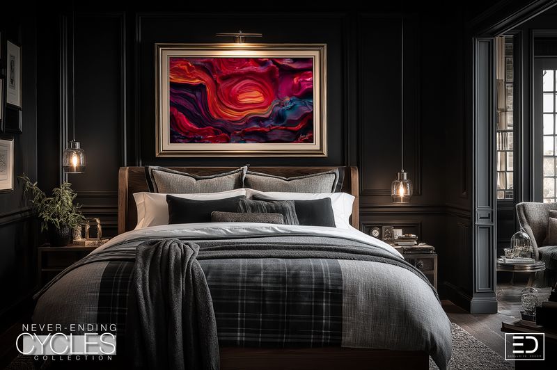 Abstract Never-Ending Cycles Canvas Print