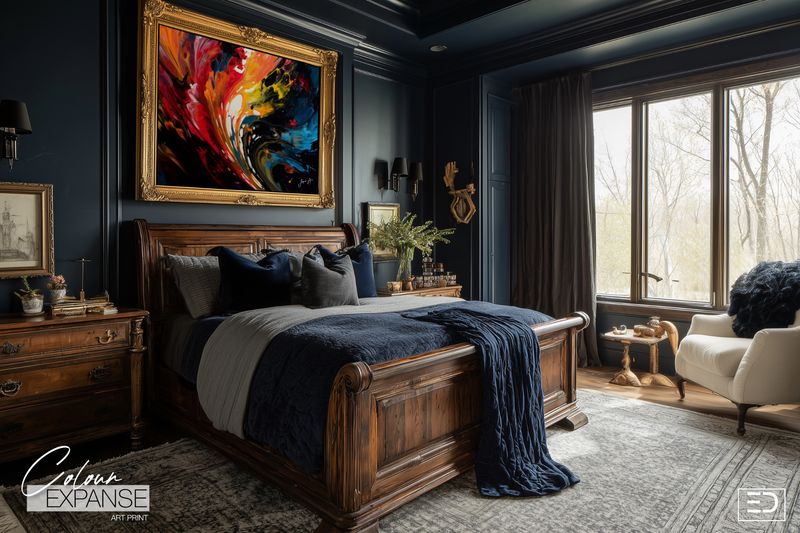 The Colour Expanse | Modern Abstract Canvas with Flowing Color Lines