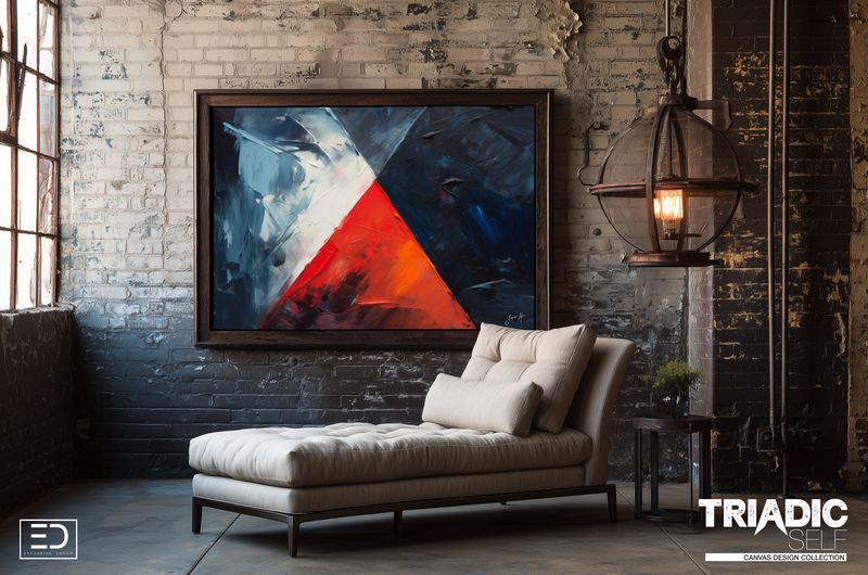 Abstract Canvas Print | Triadic Self - The Story of Body, Mind &amp; Soul