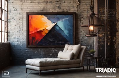 Abstract Canvas Print | Triadic Self - The Story of Body, Mind &amp; Soul