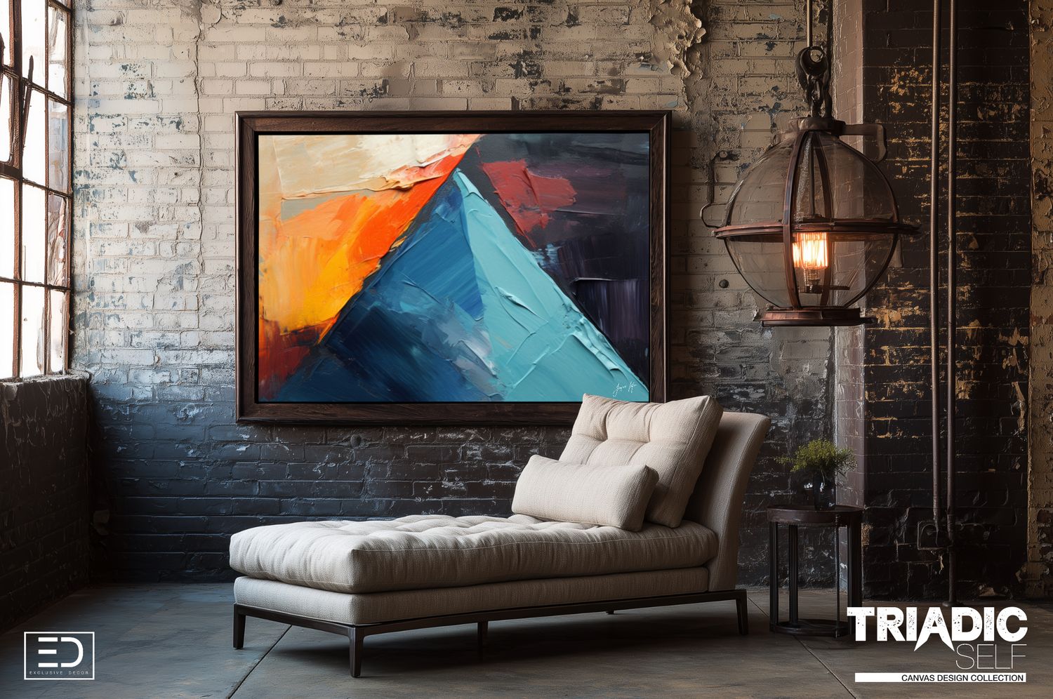 Abstract Canvas Print | Triadic Self - The Story of Body, Mind &amp; Soul
