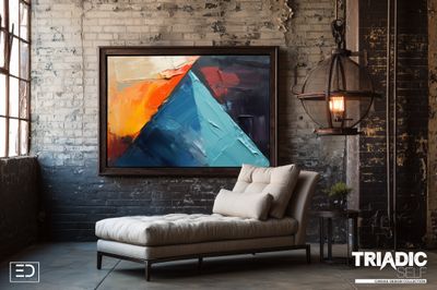 Abstract Canvas Print | Triadic Self - The Story of Body, Mind &amp; Soul