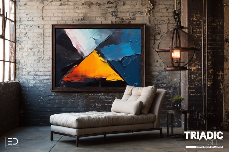 Abstract Canvas Print | Triadic Self - The Story of Body, Mind &amp; Soul