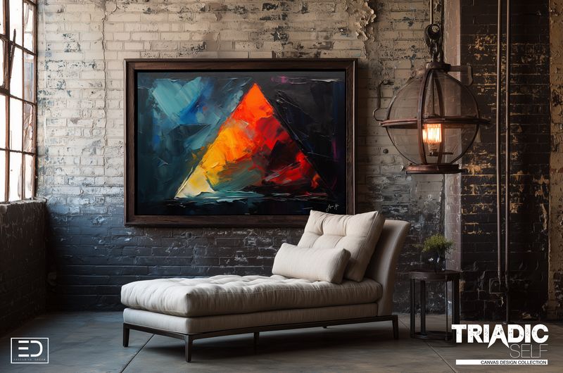 Abstract Canvas Print | Triadic Self - The Story of Body, Mind &amp; Soul