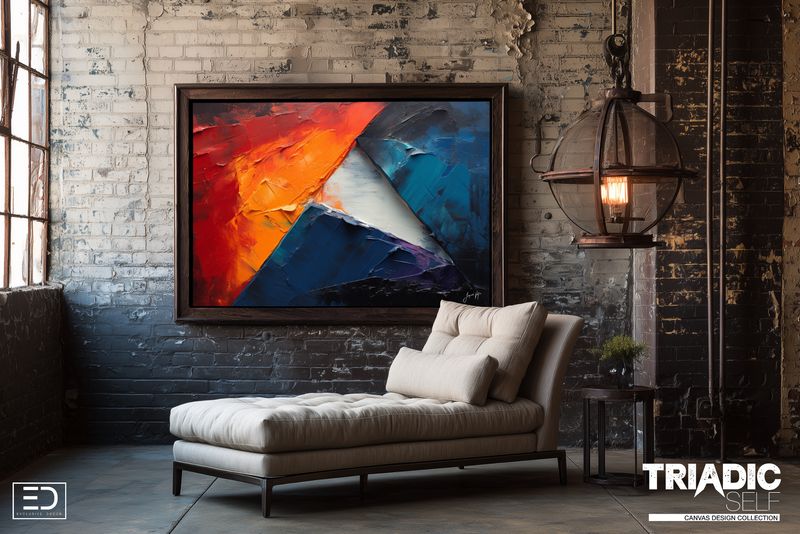 Abstract Canvas Print | Triadic Self - The Story of Body, Mind &amp; Soul