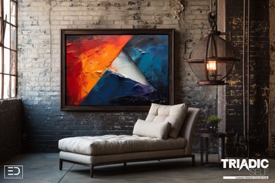 Abstract Canvas Print | Triadic Self - The Story of Body, Mind &amp; Soul
