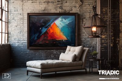 Abstract Canvas Print | Triadic Self - The Story of Body, Mind &amp; Soul