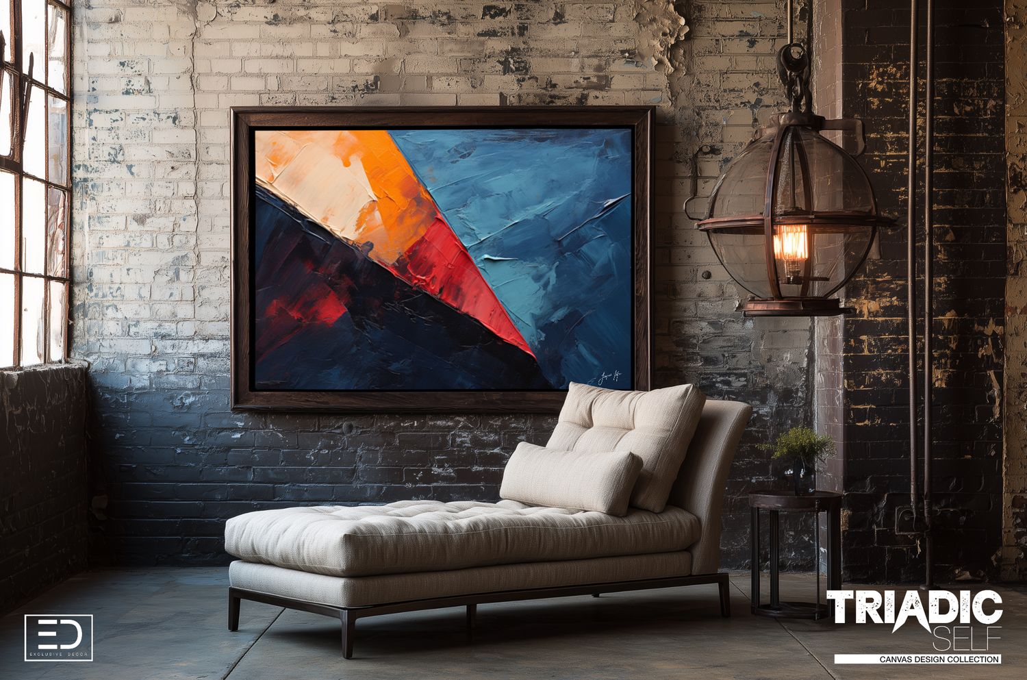 Abstract Canvas Print | Triadic Self - The Story of Body, Mind &amp; Soul