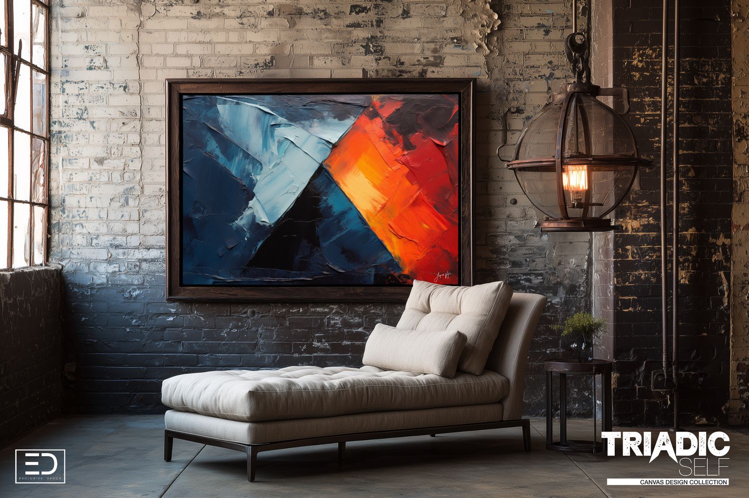 Abstract Canvas Print | Triadic Self - The Story of Body, Mind &amp; Soul