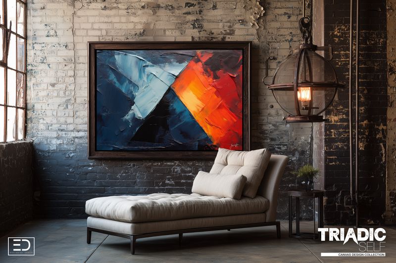 Abstract Canvas Print | Triadic Self - The Story of Body, Mind &amp; Soul
