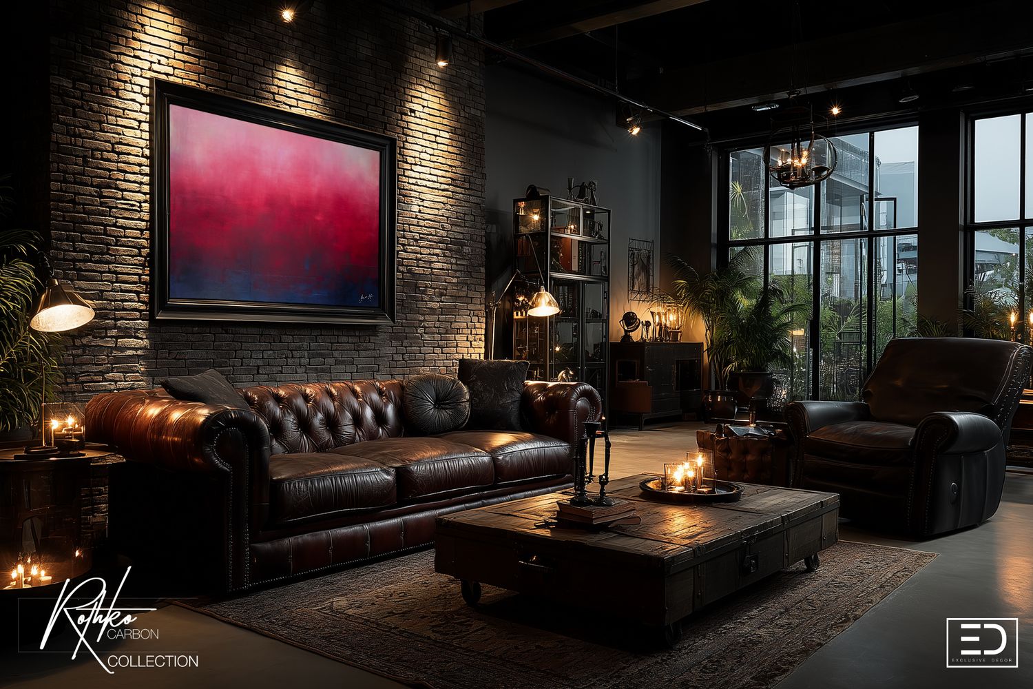 Mark Rothko Inspired Abstract Expressionist Canvas Print - The Rothko Carbon Collection