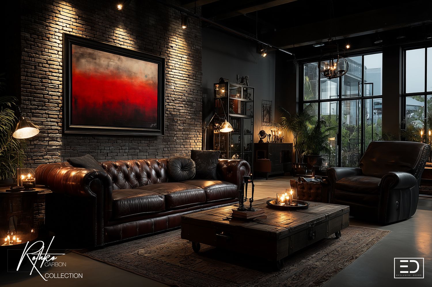 Mark Rothko Inspired Abstract Expressionist Canvas Print - The Rothko Carbon Collection