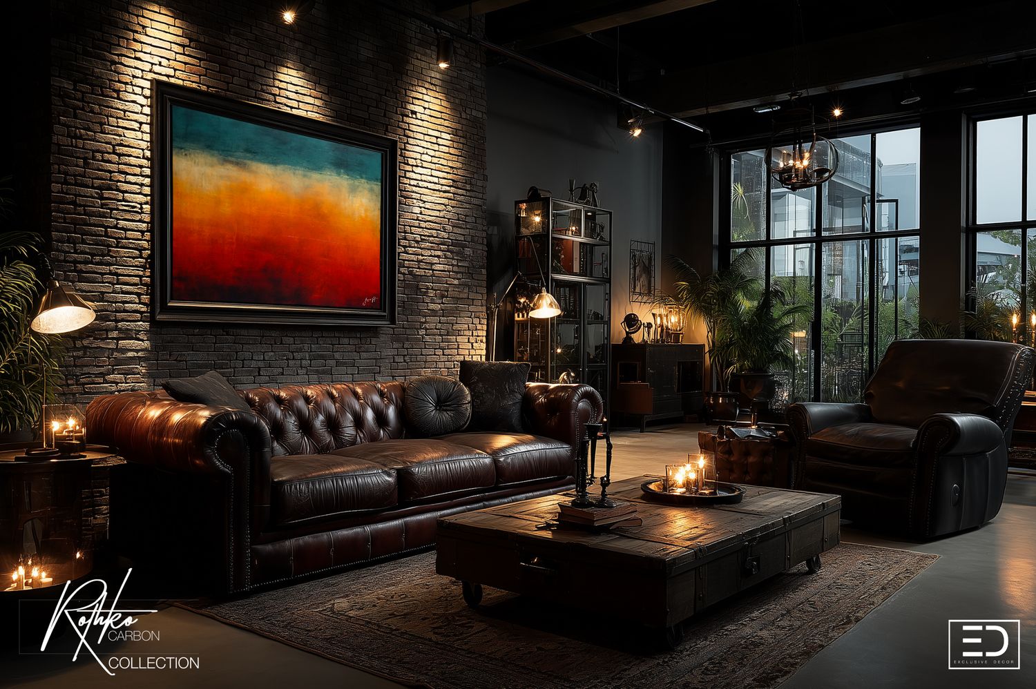 Mark Rothko Inspired Abstract Expressionist Canvas Print - The Rothko Carbon Collection