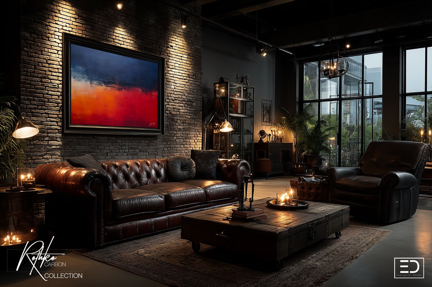 Mark Rothko Inspired Abstract Expressionist Canvas Print - The Rothko Carbon Collection