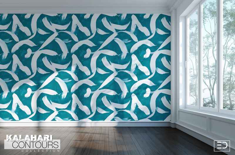 Kalahari Contours Wallpaper Design