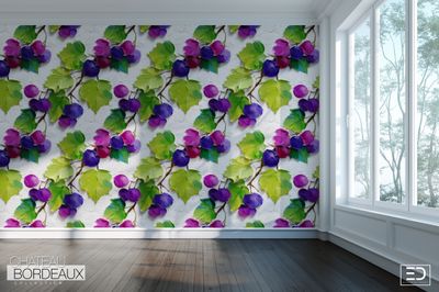 Chateau Bordeaux Grapevine Wallpaper