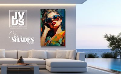 Chic Shades Ladies Sunglass Fashion Canvas Design