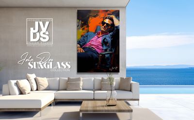 John Doe Sunglass Canvas Collection - A Fashionable abstract canvas design.