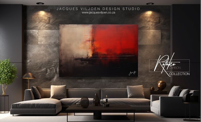 Mark Rothko Inspired Abstract Expressionist Canvas Print - The Rothko Carbon Collection