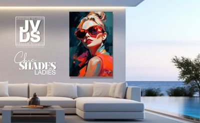 Chic Shades Ladies Sunglass Fashion Canvas Design