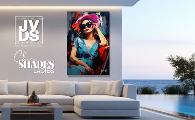 Chic Shades Ladies Sunglass Fashion Canvas Design