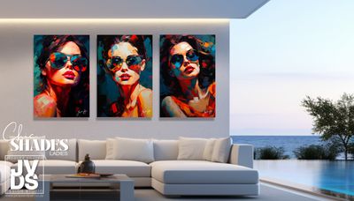 CHIC SHADES LADIES CANVAS DESIGNS COMBO (3 x A0)