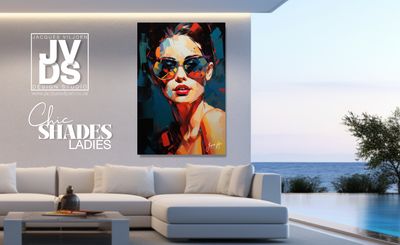 Chic Shades Ladies Sunglass Fashion Canvas Design