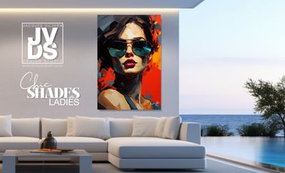 Chic Shades Ladies Sunglass Fashion Canvas Design