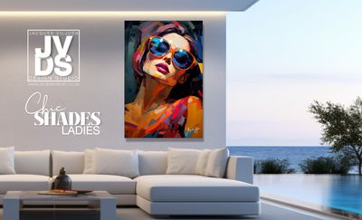 Chic Shades Ladies Sunglass Fashion Canvas Design