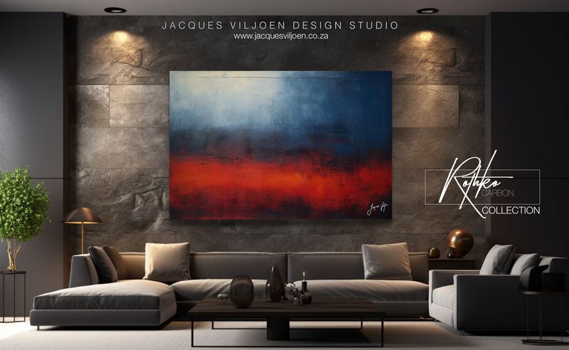 Mark Rothko Inspired Abstract Expressionist Canvas Print - The Rothko Carbon Collection