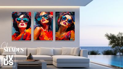 CHIC SHADES LADIES CANVAS DESIGNS COMBO (3 x A0)