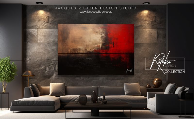 Mark Rothko Inspired Abstract Expressionist Canvas Print - The Rothko Carbon Collection