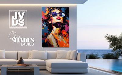 Chic Shades Ladies Sunglass Fashion Canvas Design