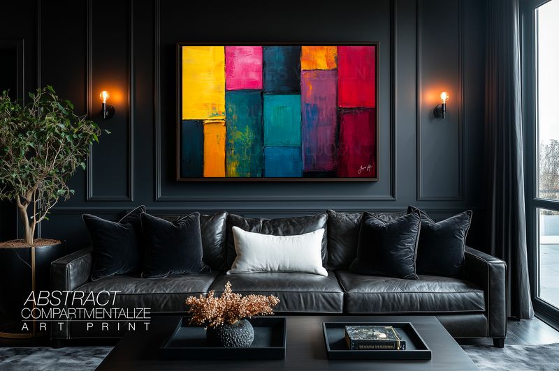 Compartmentalize Abstract Canvas Wall Art Design Compartmentalize Abstract Canvas Wall Art Design