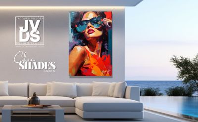 Chic Shades Ladies Sunglass Fashion Canvas Design