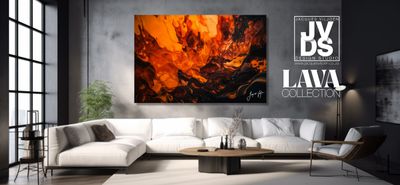 Volcanic Eruption - Lava Canvas Design