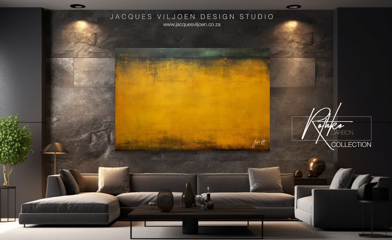 Mark Rothko Inspired Abstract Expressionist Canvas Print - The Rothko Carbon Collection