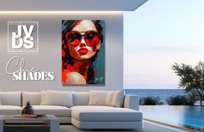 Chic Shades Ladies Sunglass Fashion Canvas Design