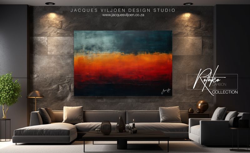 Mark Rothko Inspired Abstract Expressionist Canvas Print - The Rothko Carbon Collection