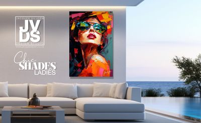 Chic Shades Ladies Sunglass Fashion Canvas Design