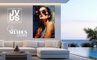 Chic Shades Ladies Sunglass Fashion Canvas Design