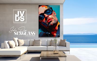 John Doe Sunglass Canvas Collection - A Fashionable abstract canvas design.