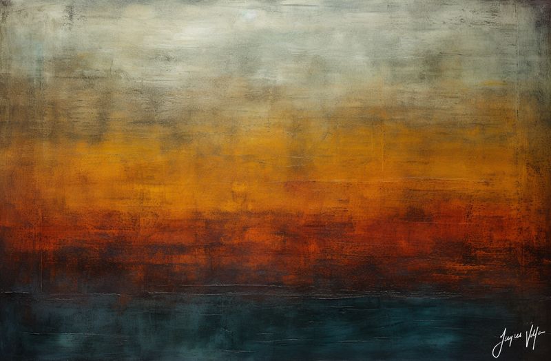 Mark Rothko Inspired Abstract Expressionist Canvas Print - The Rothko Carbon Collection