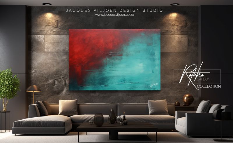 Mark Rothko Inspired Abstract Expressionist Canvas Print - The Rothko Carbon Collection