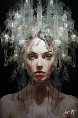 Charisma Chandelier Ladies Canvas Design