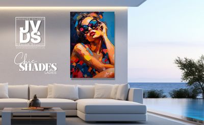 Chic Shades Ladies Sunglass Fashion Canvas Design