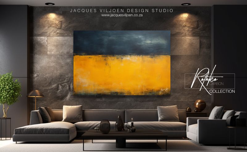 Mark Rothko Inspired Abstract Expressionist Canvas Print - The Rothko Carbon Collection