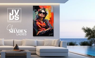 Chic Shades Ladies Sunglass Fashion Canvas Design