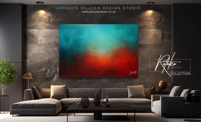 Mark Rothko Inspired Abstract Expressionist Canvas Print - The Rothko Carbon Collection